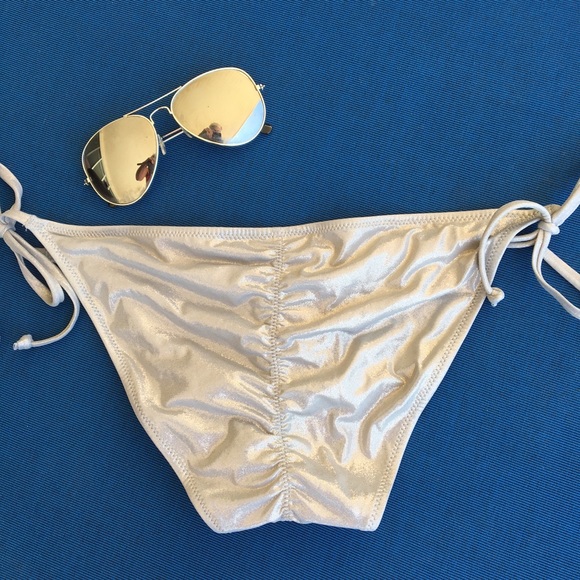 H&M Other - Silver Metallic Scrunch Bottoms NWT